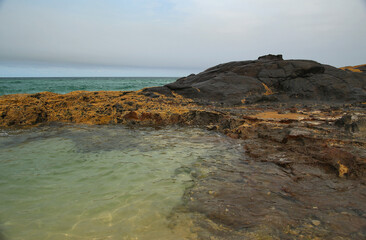 Champagne Pools on Fraser Island, Queensland, Australia © Cheryl