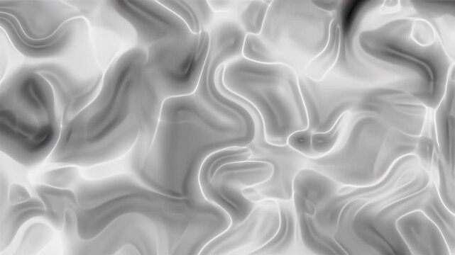 Abstract swirling glowing form pattern in gray scale, perfect for backgrounds, digital art, branding, and modern design projects.