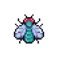 this is pixel art fly with simple color and white background this item good for presentations,stickers, icons, t shirt design,game asset,logo and your project.