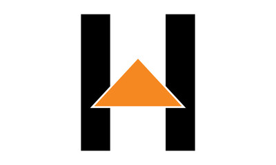 Modern Letter H Finance Logo	
