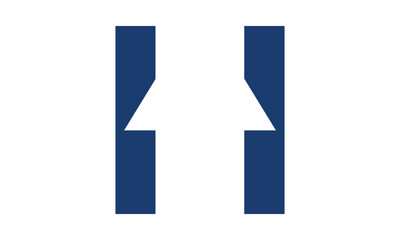 Modern Letter H Finance Logo	
