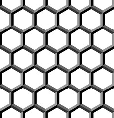 seamless pattern with hexagons
