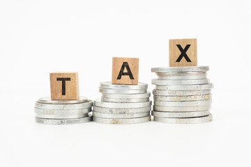 Tax Concept Rising Financial Burden