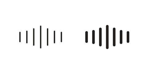 Audio icon collection with multiple styles. EPS10