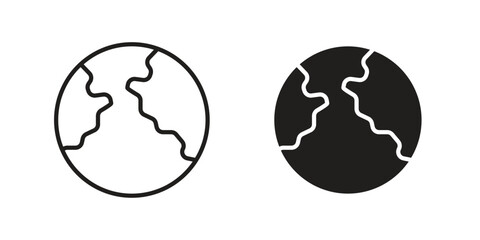 Globe icon collection with multiple styles. EPS10