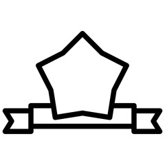 badge star icon