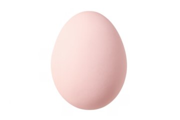 Pink egg celebrating spring easter holiday concept