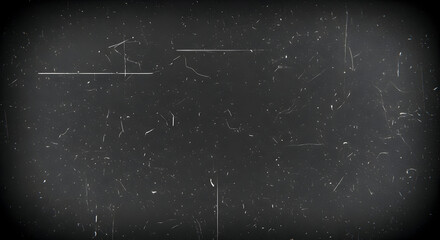 Vintage Cinematic Film Dust Scratch Overlay Texture Background Effect