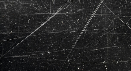 Black Grunge Texture Overlay Scratches Dust Distressed Vintage Background