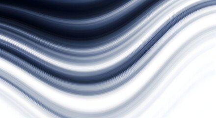 Modern Abstract Blue Wavy Lines Background Smooth Gradient Design