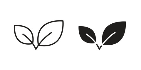 Vegan icon collection with multiple styles. EPS10