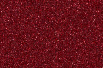 Ruby Red Glitter Close-Up &ndash; Real Glitter Cardstock Macro Texture, High-Resolution Christmas Detail