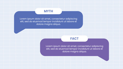 Myth vs Fact Comparison Infographic