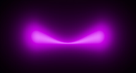 Intense magenta glowing light forming a subtle, curved horizontal line in the center of a dark purple, atmospheric background.