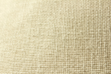 Close up of beige fabric