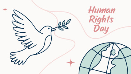 Human rights for all advocacy campaign promoting equality and social justice worldwide today and always