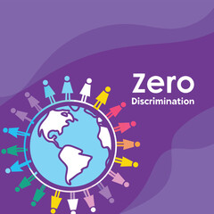 1Together for Equality a Colorful Celebration of Zero Discrimination and Inclusivity.