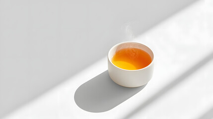 hot tea cup, generation AI 