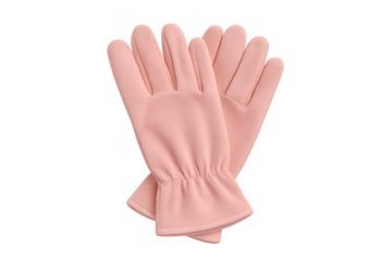 Pink women's winter gloves fashion accessory transparent background