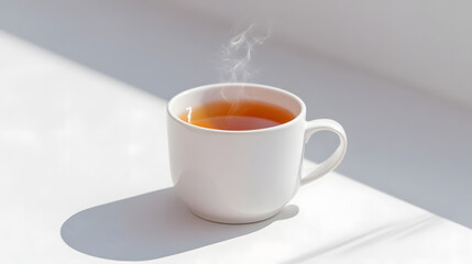 hot tea cup, generation AI 