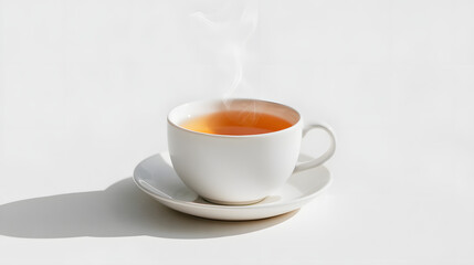 hot tea cup, generation AI 