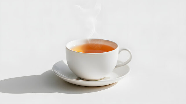 hot tea cup, generation AI 