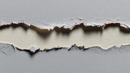 Torn Paper Texture with White Space for Creative Design Projects