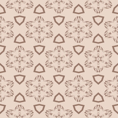 brown seamless vintage pattern texture vector ornamental design