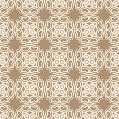 brown seamless vintage pattern texture vector ornamental design