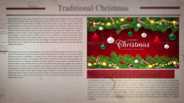 Traditional Christmas Recipes Make a Comeback Christmas newspaper headlines