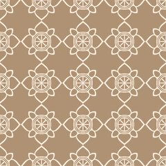 brown seamless vintage pattern texture vector ornamental design