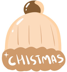 Pastel hat illustration 