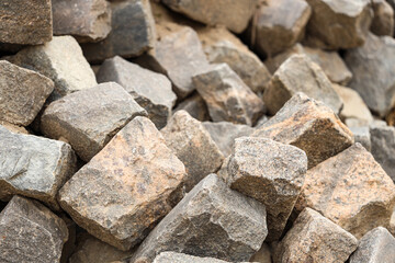 Texture of stones as background, closeup