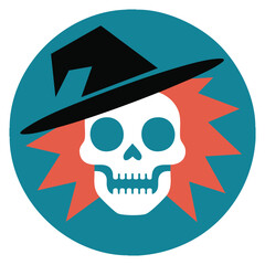 Scary zombie monster character vector illustration isolated on white background