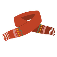 red christmast shawl for winter season