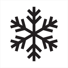 Snowflake icon Vector illustration.