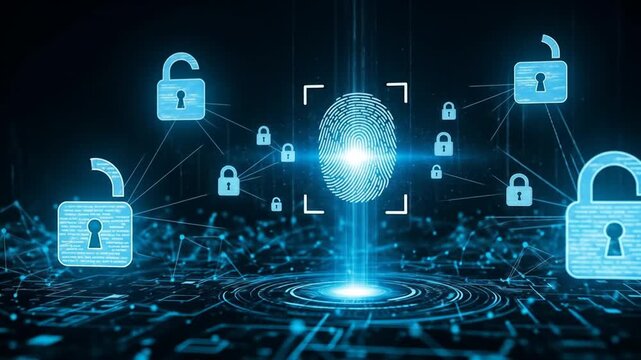 Advanced Biometric Security System Concept with Fingerprint Scanning Network