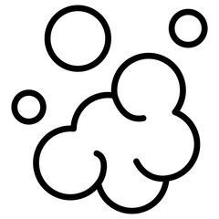 泡、バブルのアイコン。ベクターイラスト。