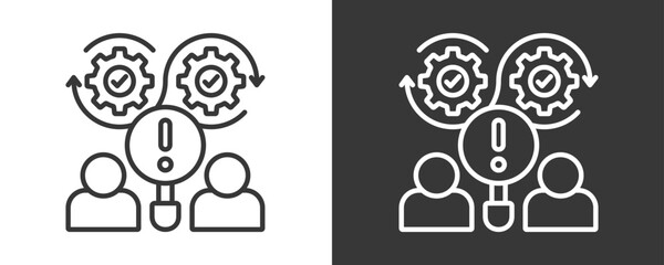 Obraz premium Analysis Icon Set Vector Collection Isolated In Black And White
