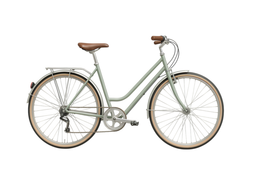 retro bike isolated on a transparent background - Powered by Adobe