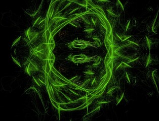 Imaginatory fractal abstract background Image