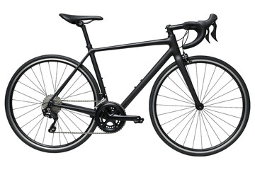 road bike isolated on transparent background