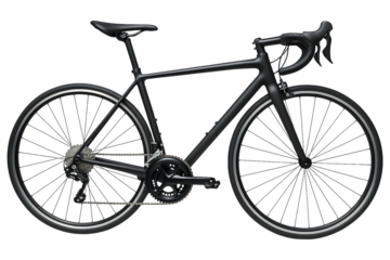 road bike isolated on transparent background