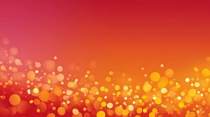 Clean professional vibrant layout with warm golden-orange gradient and soft light reflections, large top blank space for seasonal headline, product info, CTA, presentations and marketing templates