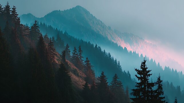 high mountain landscape