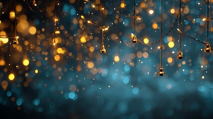 christmas tree lights background