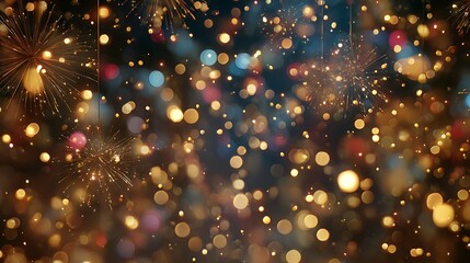 christmas tree lights background