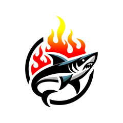 Fiery Shark Emblem