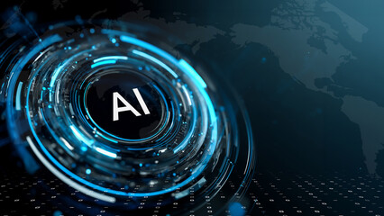 Futuristic Digital Ring Concept Where AI Merges with Global Networks