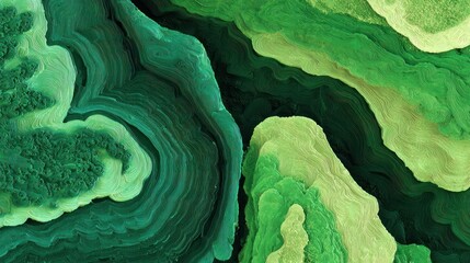 Obraz premium Abstract green textured design